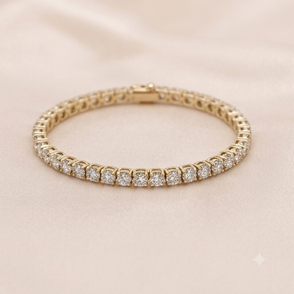 Plain polished gold bangle
